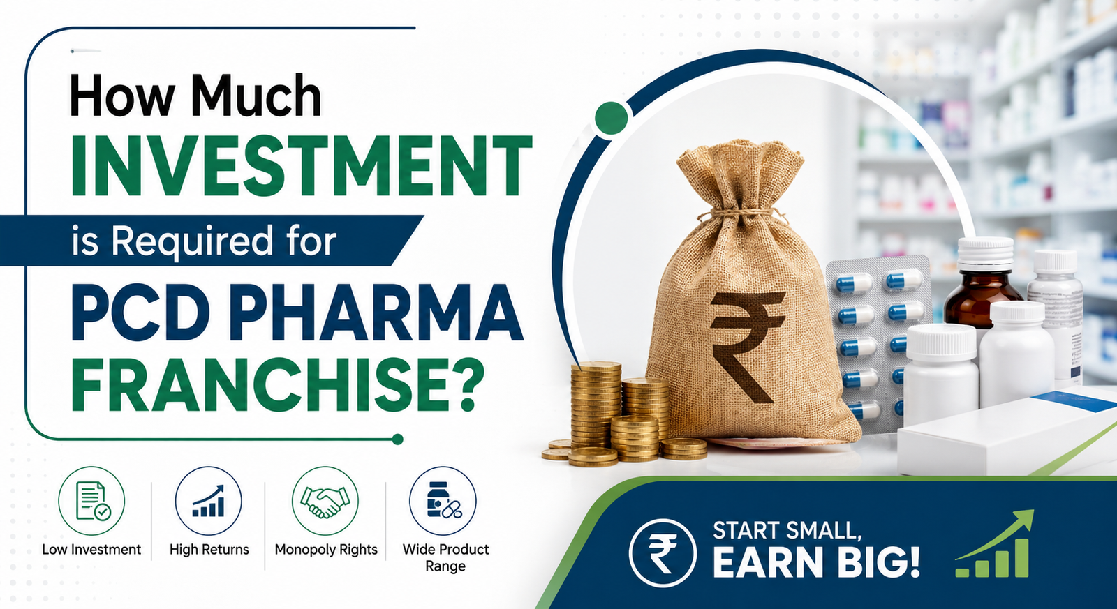How Much Investment is Required for a PCD Pharma Franchise? 